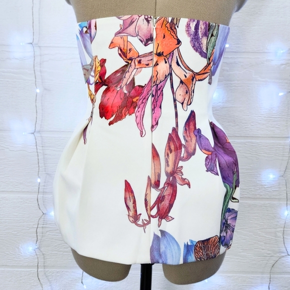 KEEPSAKE Floral Peplum Bodice - Size S - Picture 3 of 7